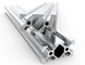 2040 Aluminum Extrusion Profile European Standard T Type Anodized Sliver Linear Rail