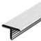 Brushed Surface Decorative Trim Aluminum T Shaped Extrusion Profiles